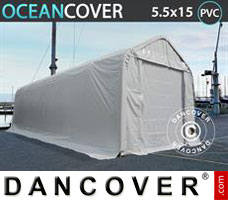 Garage portatile Oceancover 5,5x15x4,1x5,3m, PVC	