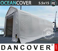 Garage portatile Oceancover 5,5x15x4,1x5,3m