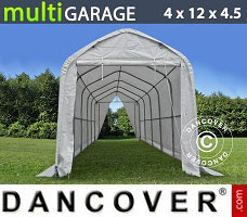 Garage portatile multiGarage 4x12x3,5x4,5m, Bianco
