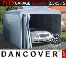 Garage portatile Box auto tunnel (Auto), ECO, 2,5x5,15x2,15m, Grigio